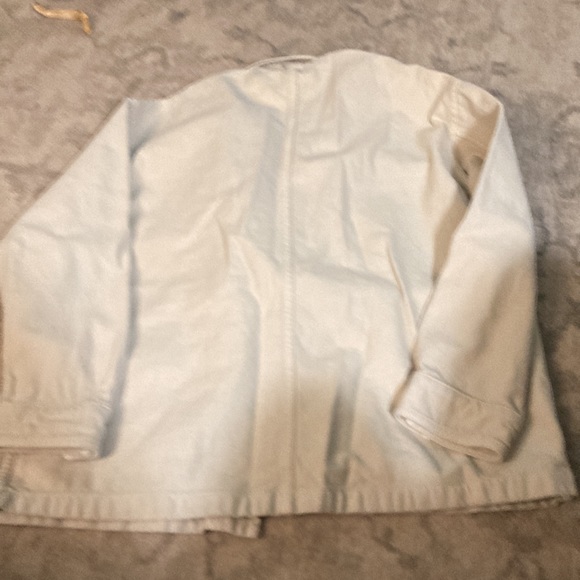 Zara cream jean jacket - Picture 2 of 3
